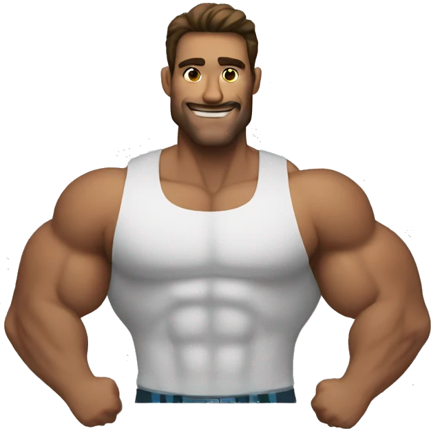 Un hombre musculoso  emoji