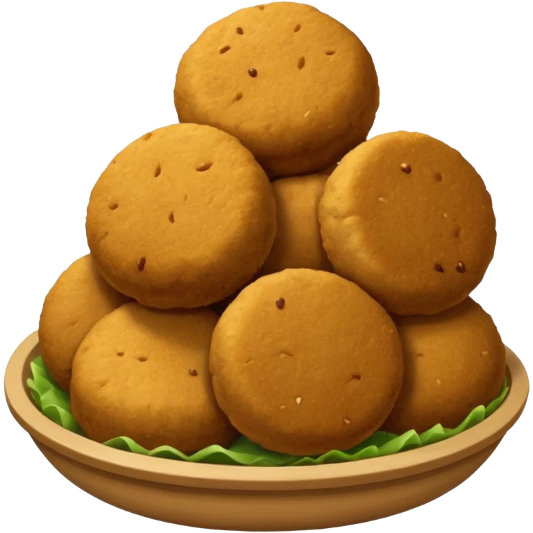 falafel pile emoji