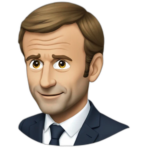 Emmanuel macron qui crie emoji