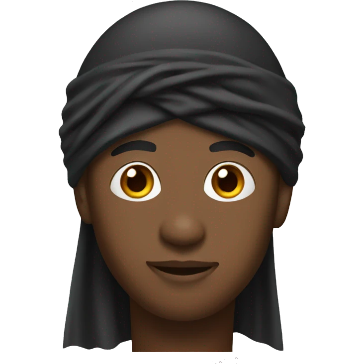 Black guy with durag emoji