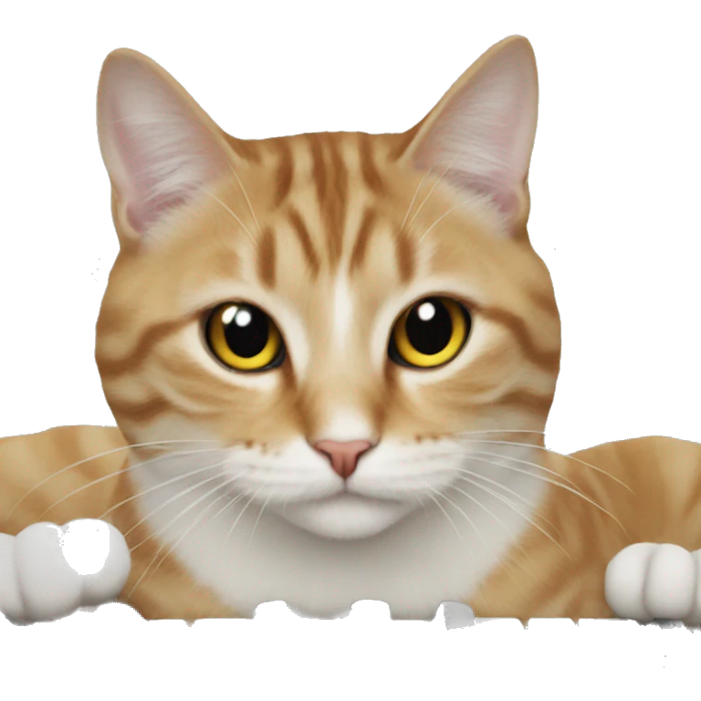 Cat on keyboard emoji