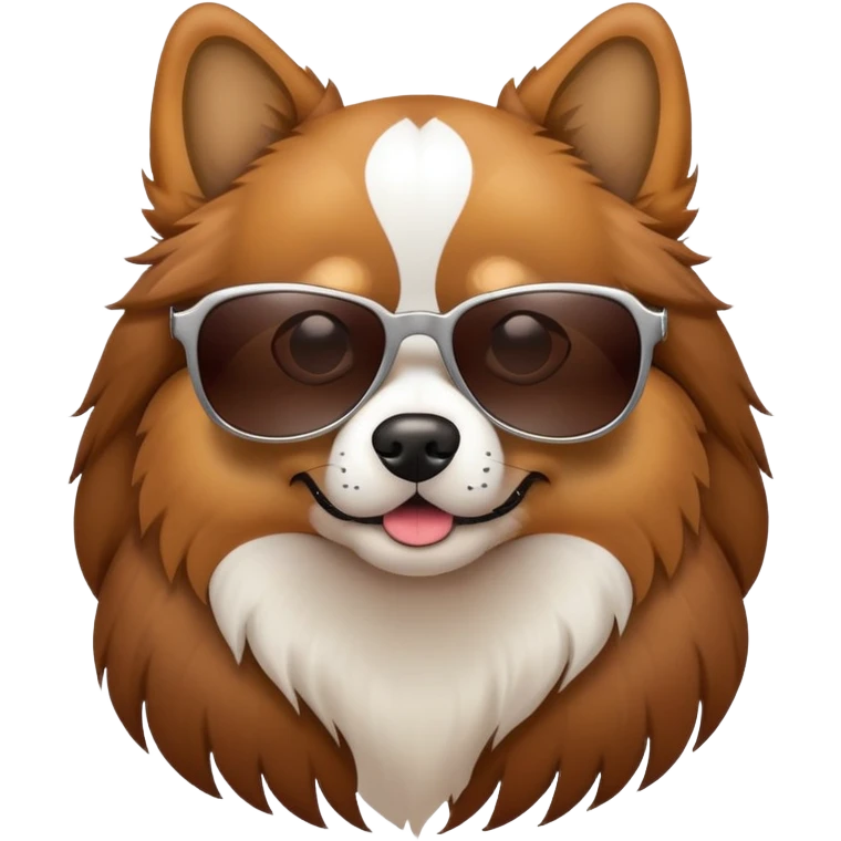 Dog with sunglasses  emoji