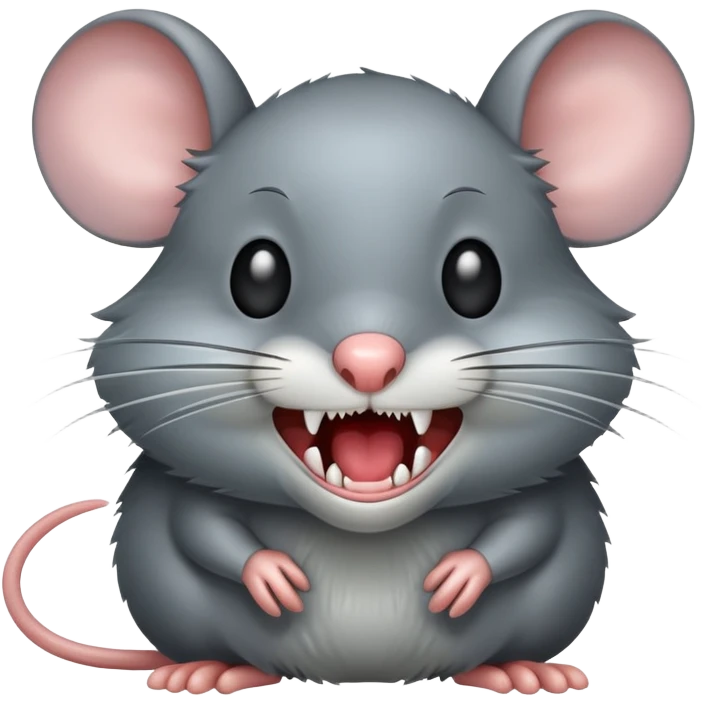 Scary mouse emoji