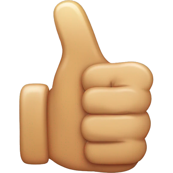 thumbs up emoji with the thumb down emoji