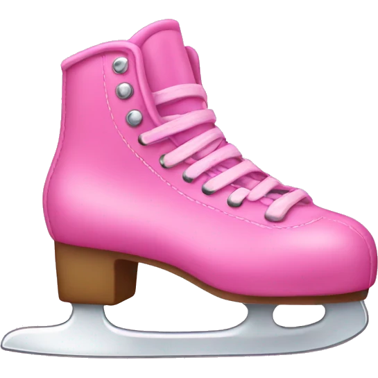 pink ice skate emoji