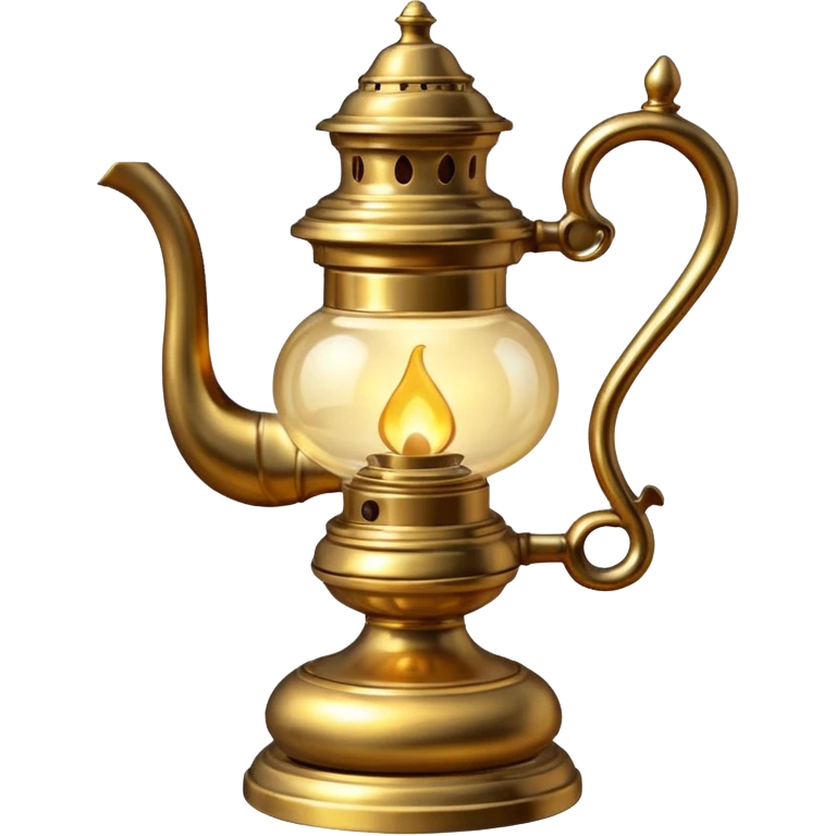 brass oil lamp emoji
