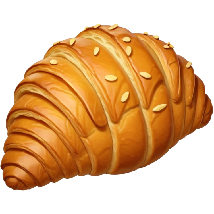 realistic croissant emoji