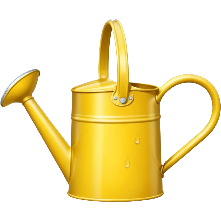 Yellow garden watering can emoji