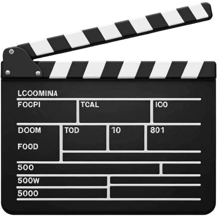  clapperboard emoji