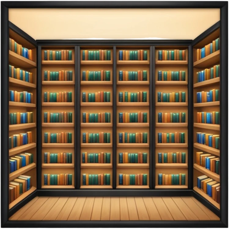 I’ll go to the library. emoji