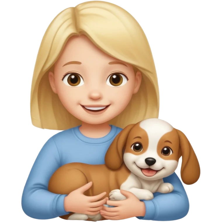 Baby with Dog. emoji