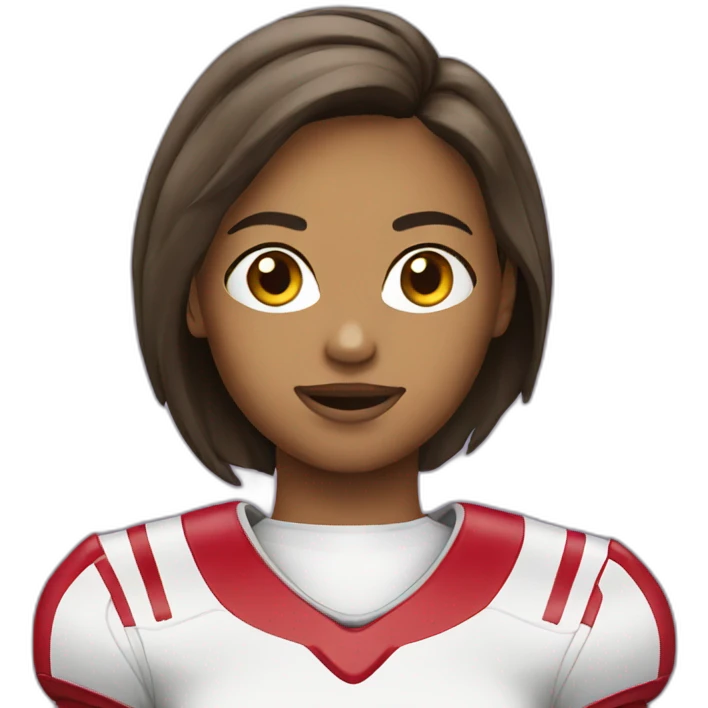 Fille football emoji
