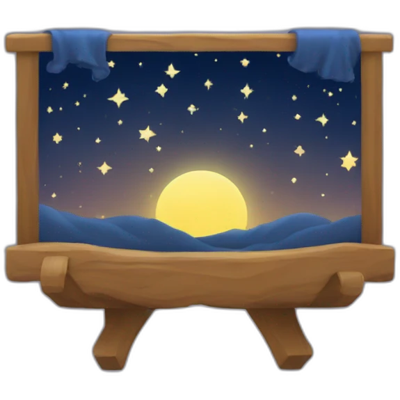 la nuit etoilé emoji