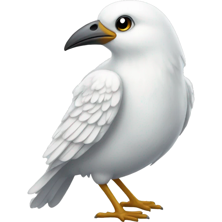 the white bird emoji