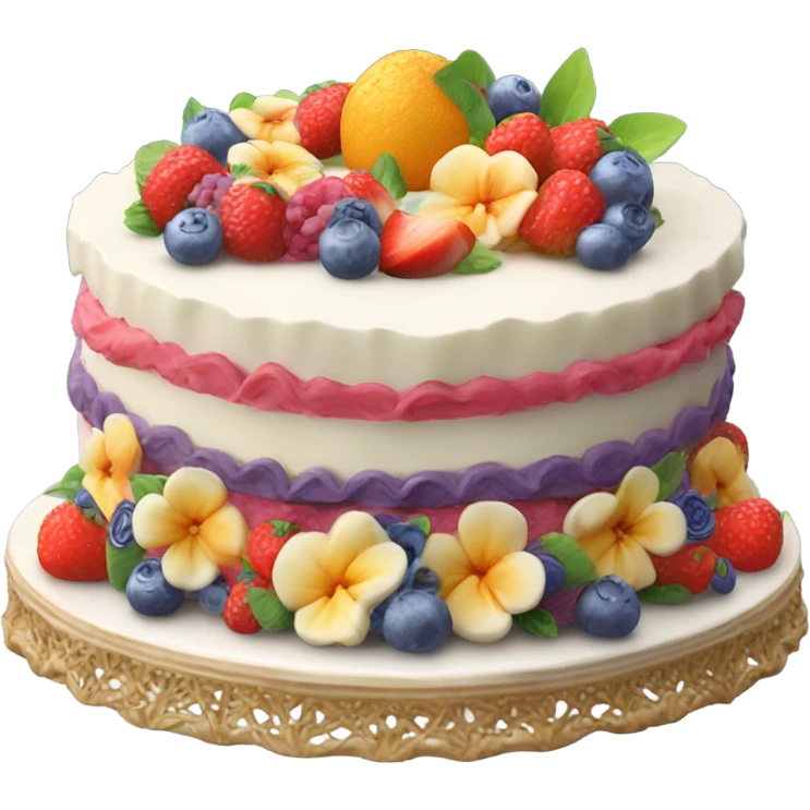 Pretty cake  emoji