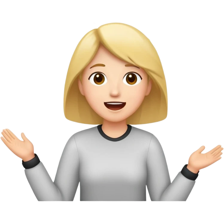 person singing with musical notes, happy and expressive emoji