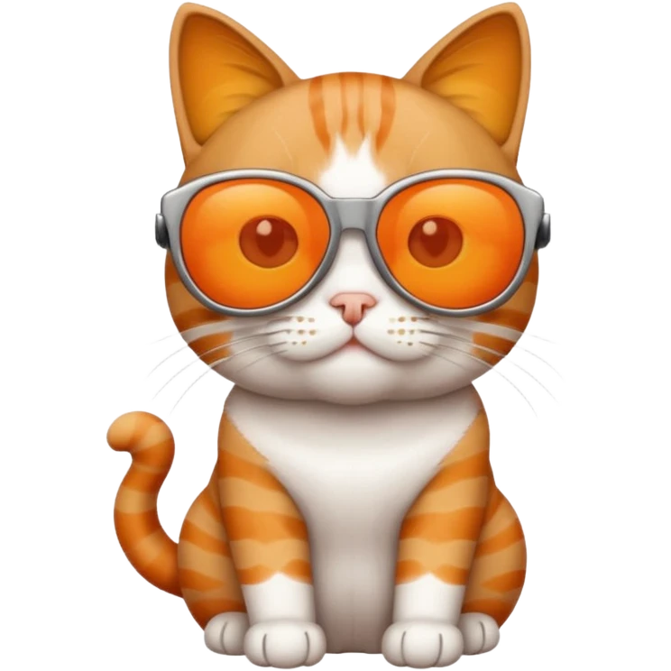Cat wearing sunglasses emoji