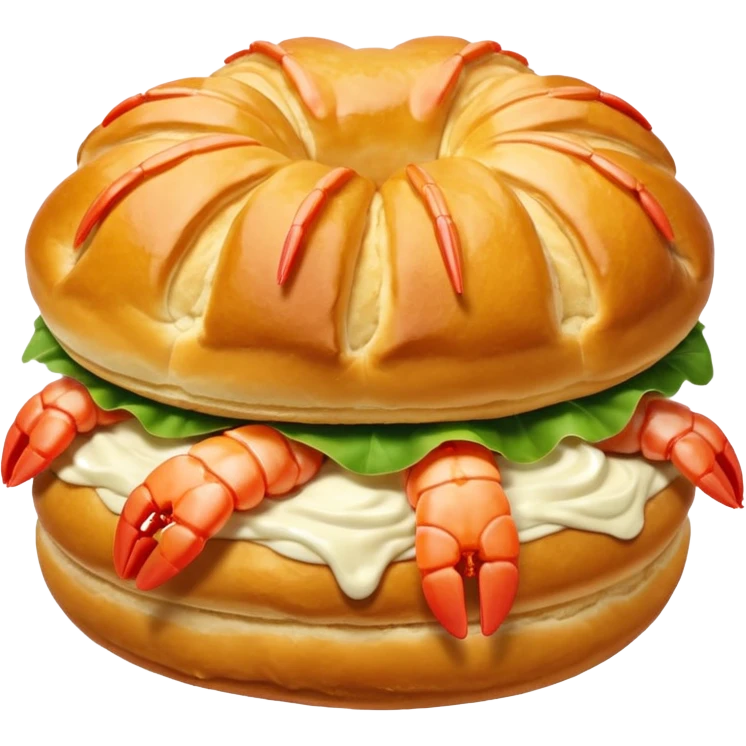 Un choux à la crevette (au lieu d’un choux à la crème) emoji