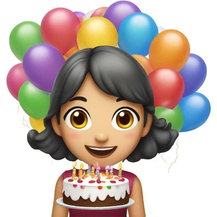 Birthday Girl asian emoji