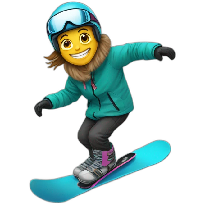 snowboarding emoji
