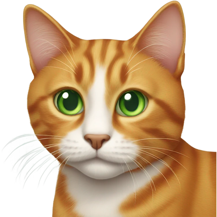 Ginger with green eyes  emoji