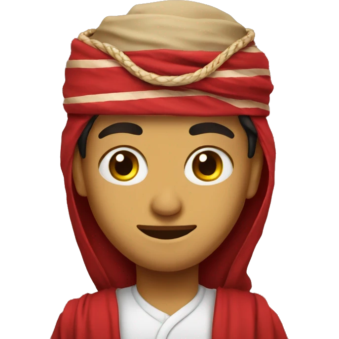 Omani with omani hat emoji