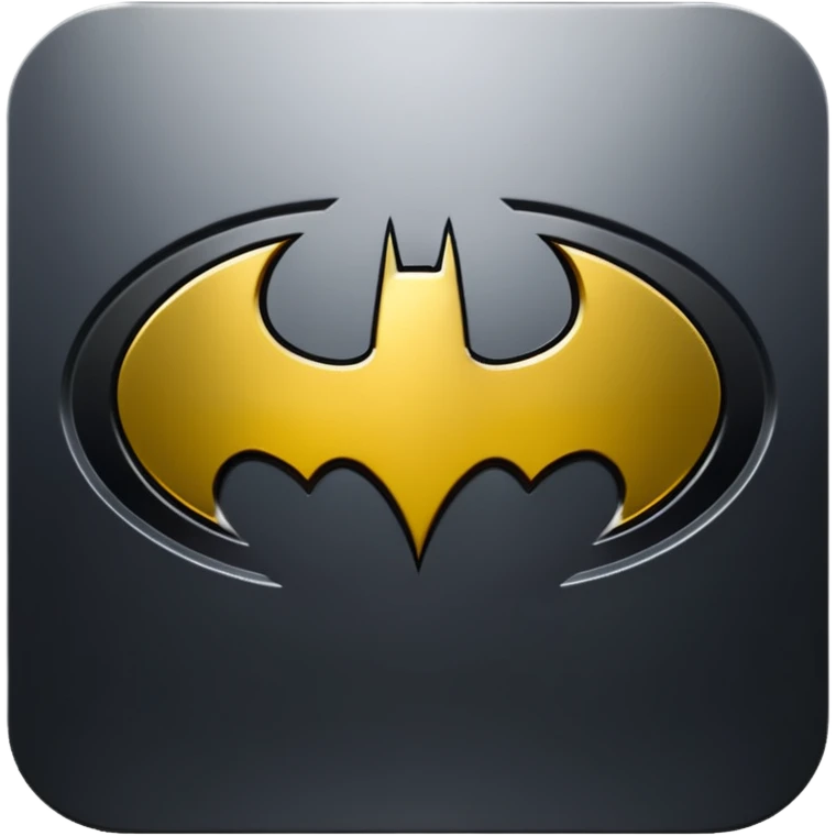 Batman logo emoji