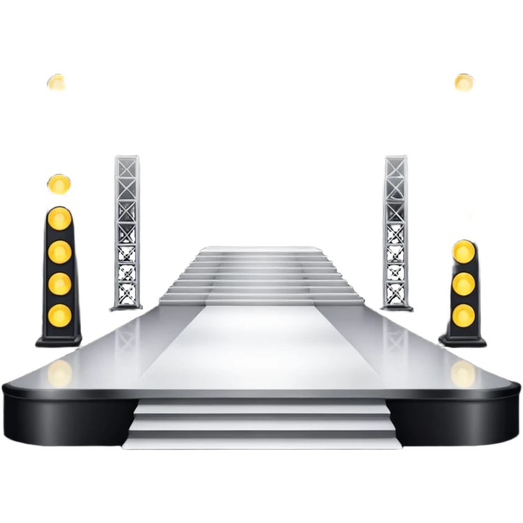  fashion show stage emoji