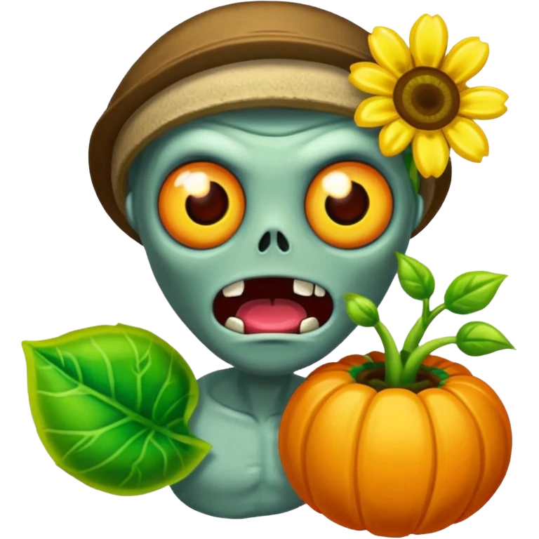 Plats VS zombies emoji