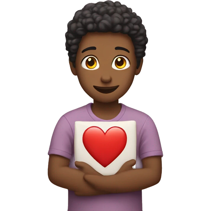 choose with a heart in hands emoji