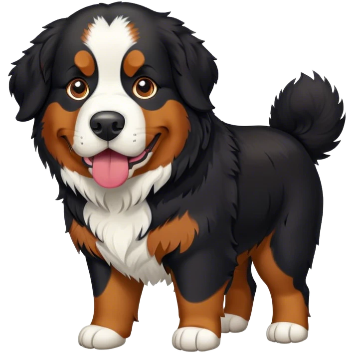 Bernese mountain dog emoji