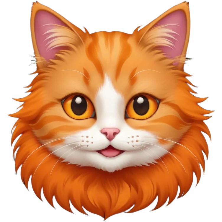 Cat with eyes-stars smiling emoji