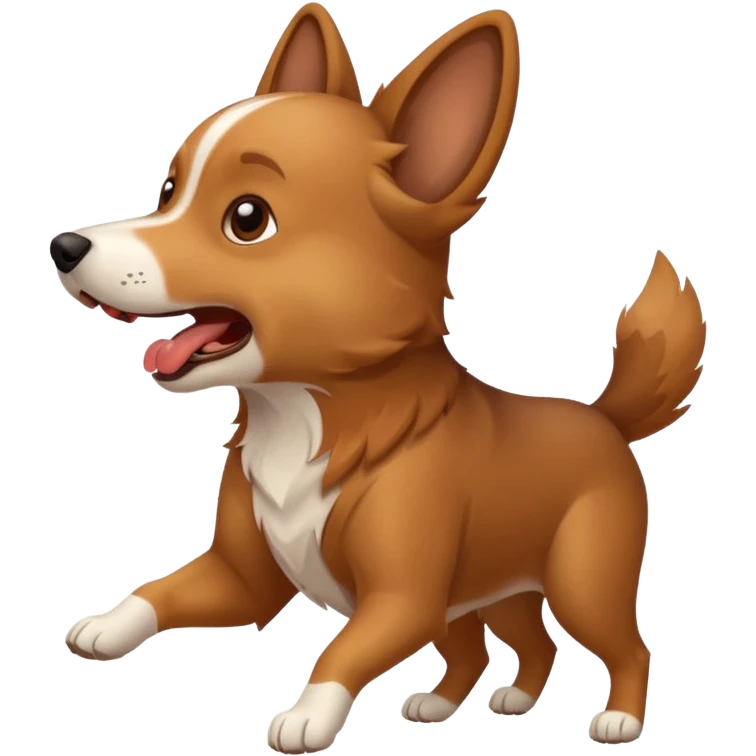 Annoying dog barking emoji