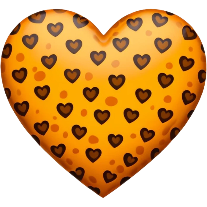 cuore leopardato  emoji