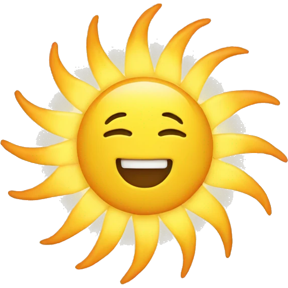 Sun emoji