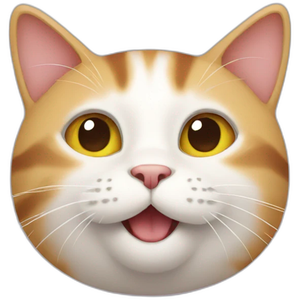 Cat that is happy emoji