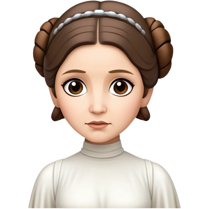 Princess Leia from Star Wars emoji
