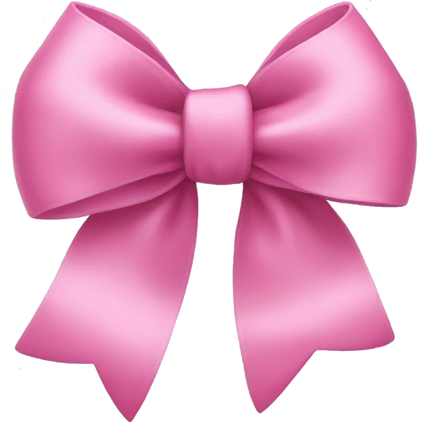 Pink bow  emoji