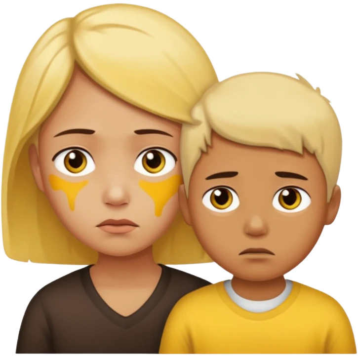 a child’s sentimental return from his white father back to his yellow mother emoji