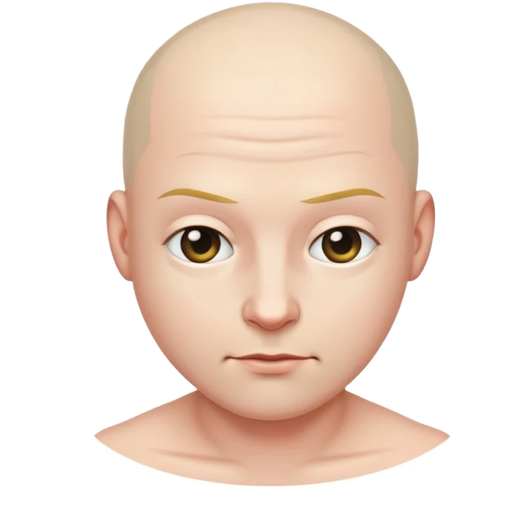 лысая жопа emoji