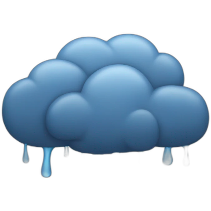 rain emoji