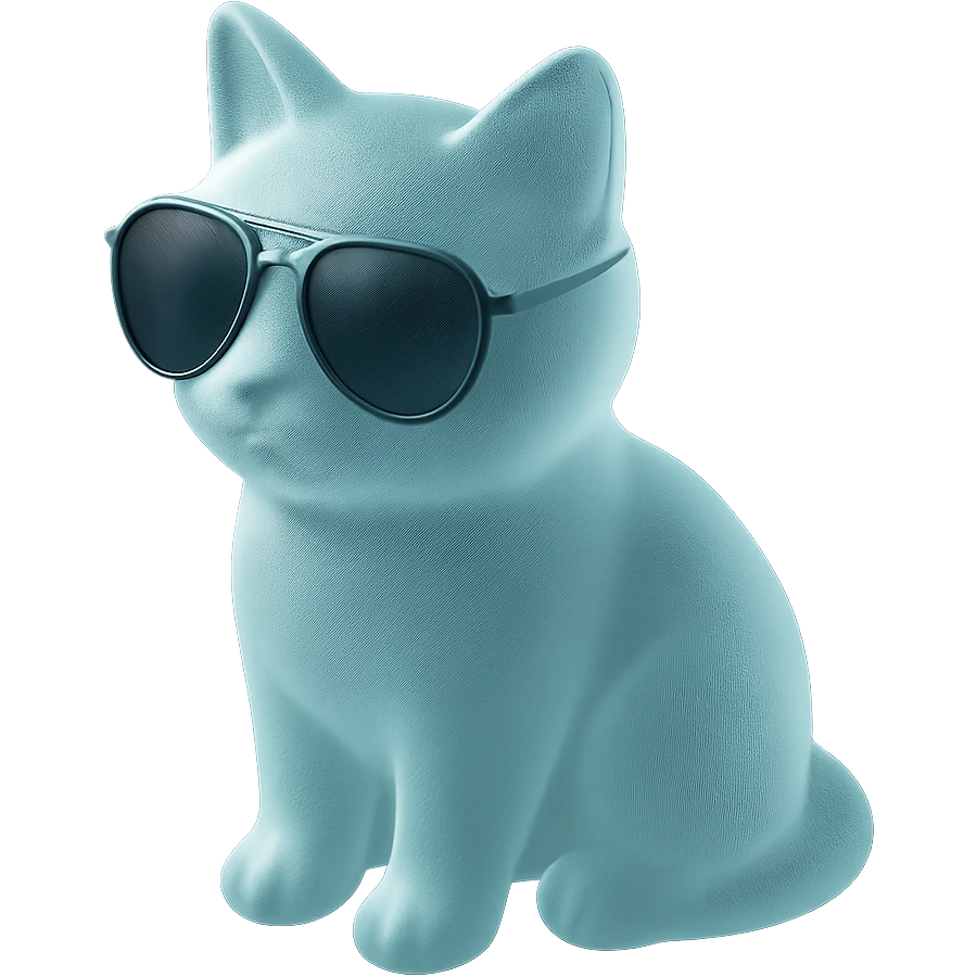 cat in aviator sunglasses emoji