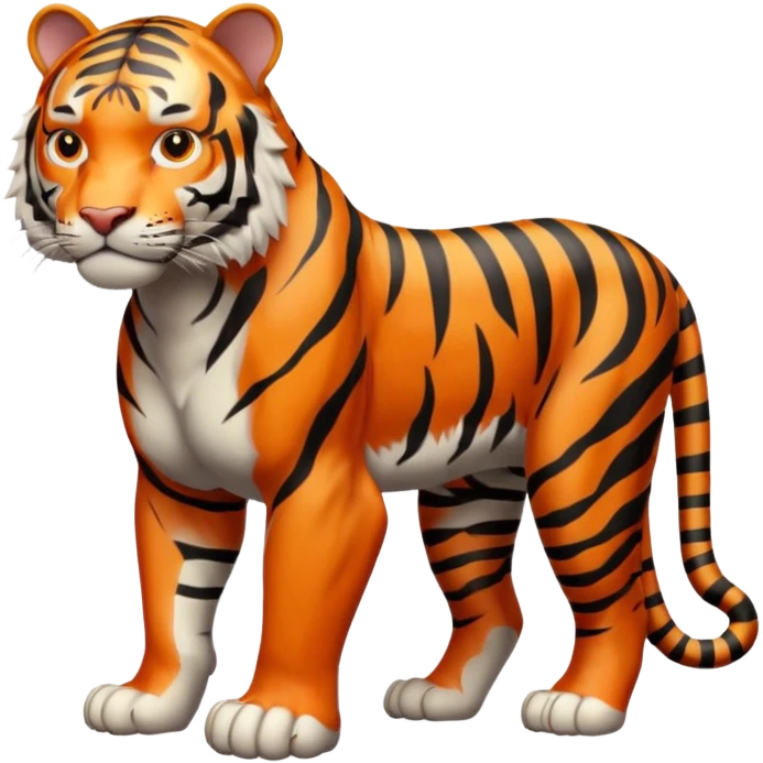 tiger whole body emoji