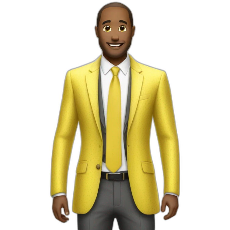 Expensive Banana suit emoji