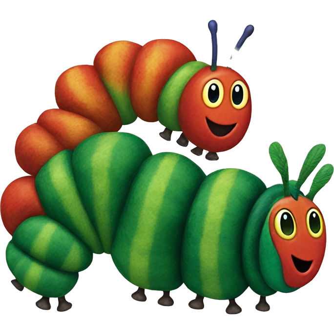 the very hungry caterpillar by eric carle emoji