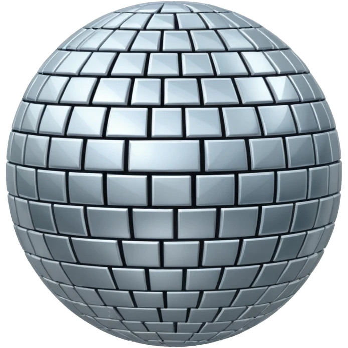 silver disco ball emoji