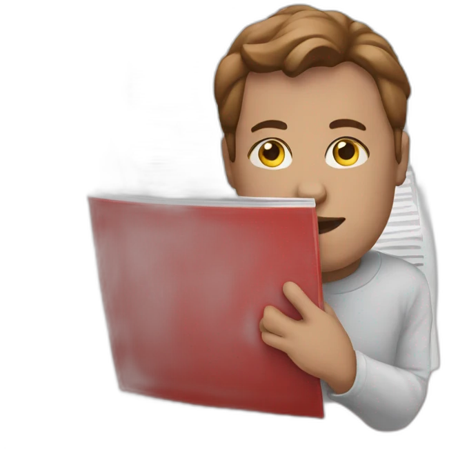 magazine red emoji