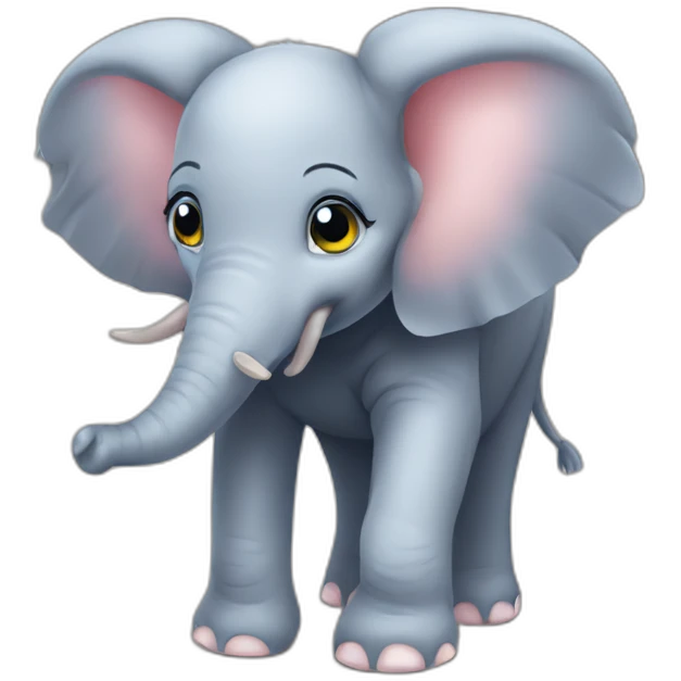 elephant calf kappa emoji