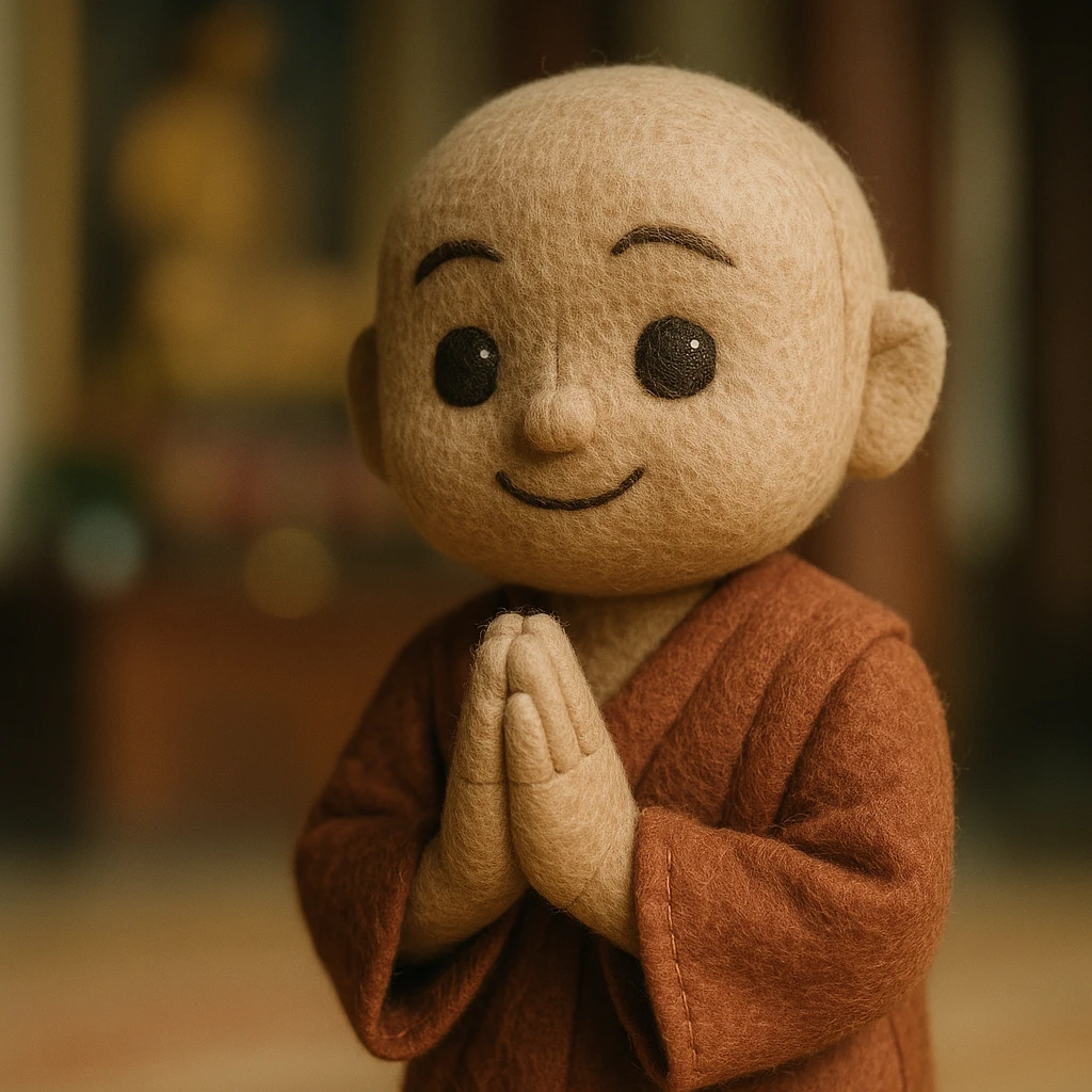 people praying in a Buddhist temple emoji
