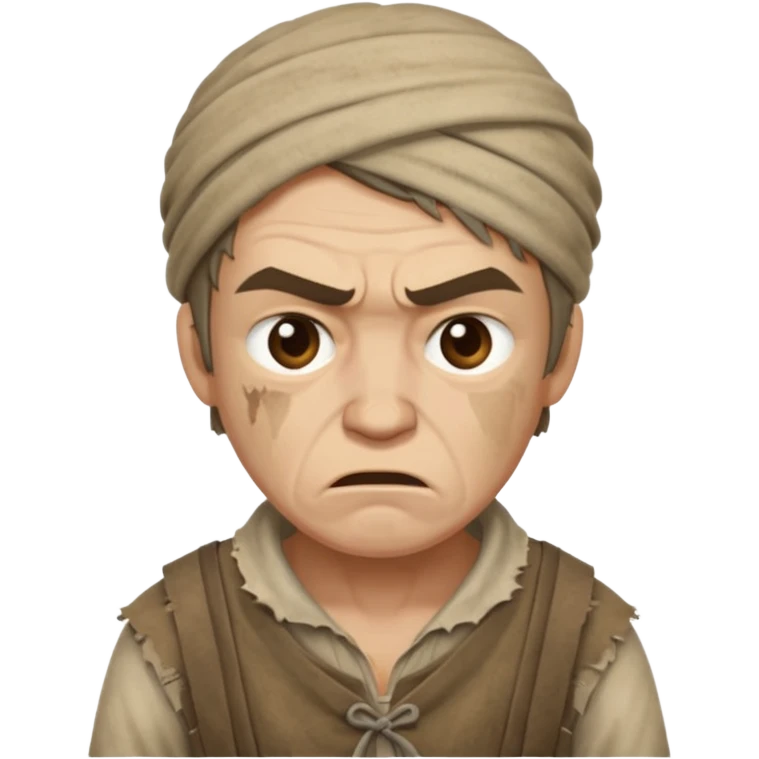 Poor poopy peasant emoji